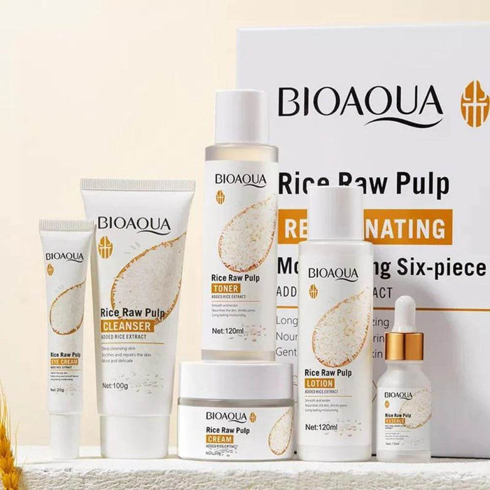 Kit Rutina Antiedad y Aclarante de Arroz Bioaqua